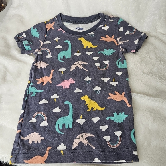 Old Navy Baby Kids Size 5T Tee Shirt Set Of 2 Short‎ Sleeve PLAY QUALITY Clothes - Picture 3 of 11